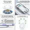 15W Round Wireless Fast Charger 964 Shape - White