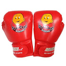 Children'S Cartoon Boxing Gloves - Pu Leather - White