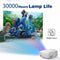 Portable Mini Led Projector For Home Theater - Av / Sd / Hdmi - Yellow White
