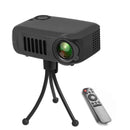 Portable 800 Lumen Home Theater Projector - 1080P Support - Yellow