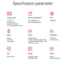 1.3 Inch Tft Screen Mtk2502C Bluetooth4.0 Silicone Watch Band Support Heart Rate Monitor & Pedometer & Sleep Monitor & Sedentary Reminder - Yellow