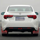 2 Pcs Premium Heavy Duty Molded Splash Mud Flaps Auto Front And Rear Fender Guard Small Size Random Pattern Delivery - Yellow