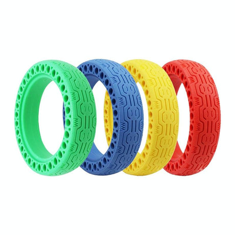 8.5 Electric Scooter Tire for Xiaomi Mijia M365 - Shock-absorbing Honeycomb Design - Yellow