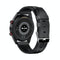 Leather Strap Amoled Smart Watch With Heart Rate And Blood Pressure Monitoring - Brown