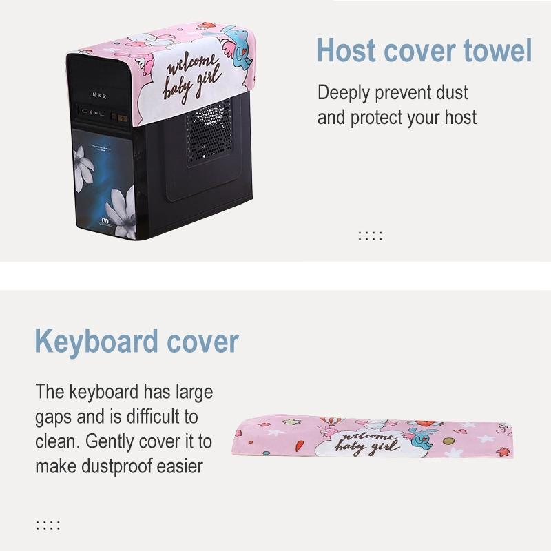 32 Inch Dust-Proof Cover For Desktop Computer Lcd Monitor - Catch Butterflies