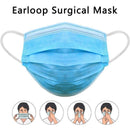 50x Disposable Surgical Face Mask Dust Mouth Guard 3 Ply Air Purifying