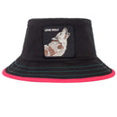 Goorin Bros Costa Lobo Bucket Hat 100% Cotton Animal Series - Black - L