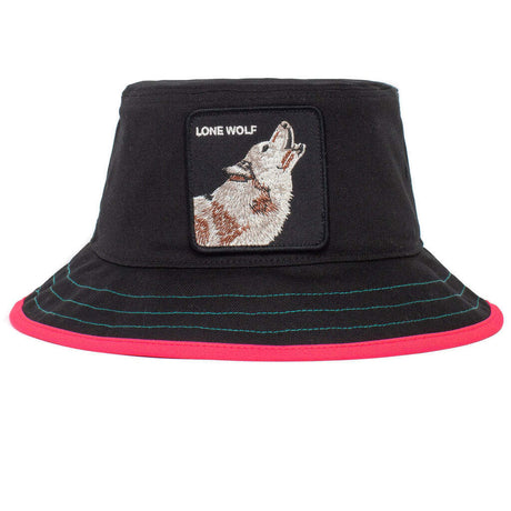 Goorin Bros Costa Lobo Bucket Hat 100% Cotton Animal Series - Black - XL