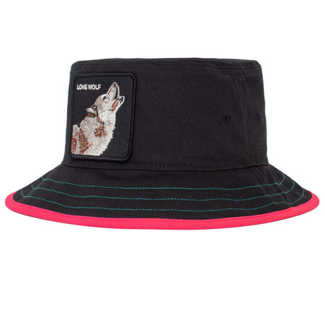 Goorin Bros Costa Lobo Bucket Hat 100% Cotton Animal Series - Black - XL