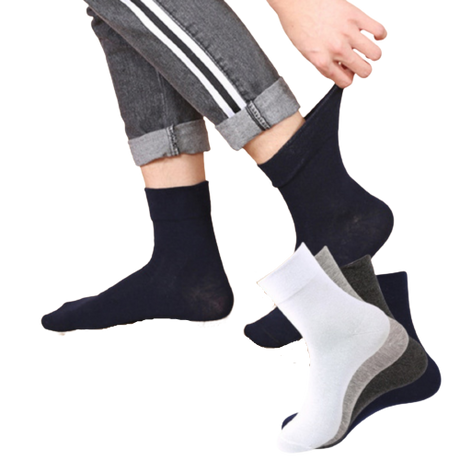 10x Pairs COTTON Rich LOOSE TOP SOCKS Medical Circulation Diabetic Comfort BULK -  -