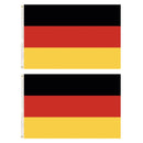 2x Germany Country Flags Deutschland Heavy Duty DE German - 150cm x 90cm