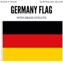 2x Germany Country Flags Deutschland Heavy Duty DE German - 150cm x 90cm