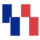 2x France Country Flags French Heavy Duty - 150cm x 90cm