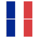 2x France Country Flags French Heavy Duty - 150cm x 90cm