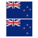 2x New Zealand Country Flags Kiwi Heavy Duty Outdoor Maori - 150cm x 90cm
