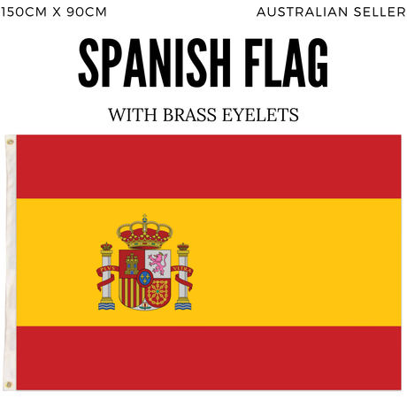 2x Spain Spanish Country Flags Heavy Duty Outdoor España - 150cm x 90cm