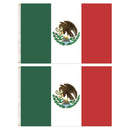 2x Mexico Mexican Country Flags Heavy Duty Outdoor - 150cm x 90cm