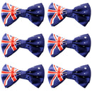 6x Australian Flag Bow Tie – Patriotic Accessory Australia Day