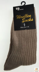 2 Pairs WOOL BLEND SOCKS Ladies Womens Thick Soft Work Thermal Warm Winter - 2-8