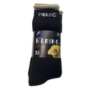 3 Pairs MERINO WOOL SOCKS Mens Heavy Duty Premium Thick Work Socks Cushion - Olive - 11-14