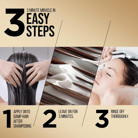 3x Pantene 400ml 3 Minute Miracle Colour w Oxiblock Intensive Conditioner