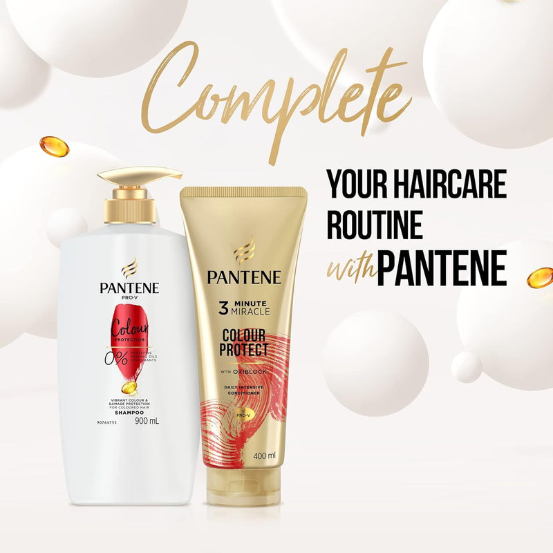 6x Pantene 400ml 3 Minute Miracle Colour w Oxiblock Intensive Conditioner