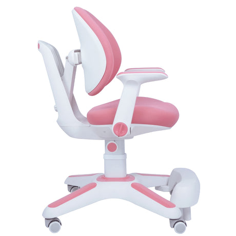 2x Ergonomic Children Kids Study Chairs Height Adjustable - Pink