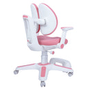 2x Ergonomic Children Kids Study Chairs Height Adjustable - Pink