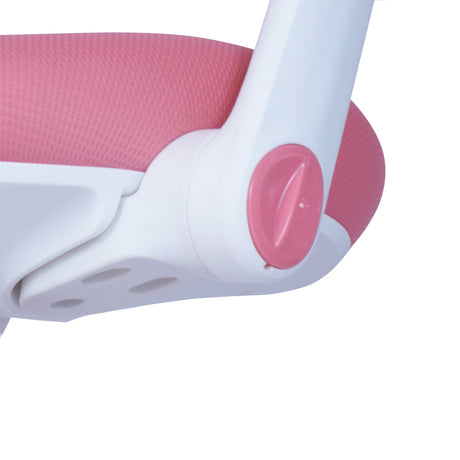 2x Ergonomic Children Kids Study Chairs Height Adjustable - Pink