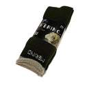 6 Pairs MERINO WOOL SOCKS Mens Heavy Duty Premium Thick Work Socks Cushion BULK - Olive - 11-14