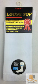 6x Pair COTTON Rich LOOSE TOP SOCKS Dress Medical Circulation Diabetic Comfort -  -