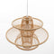 Aurora Natural Hand-Woven Bamboo 3-Layer Pendant Lamp Light