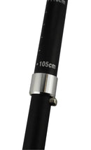 2x Telescopic Adjustable Hiking Pole Folding Walking Stick Adjustable Trekking 105cm - 125cm