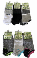 1x Pair Bamboo Anklet Socks Work Sport Ankle Cushion Odour Resistant Natural - 2-8