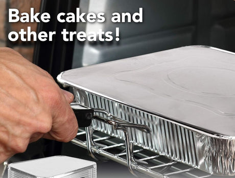 240x Aluminium Disposable Foil Food Container Trays Pans w/ Lids Covers Bulk 14cm*12cm*4.5cm