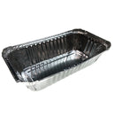 144x Aluminium Disposable Foil Food Container Trays Pans w/ Lids Covers Bulk 20x11x5cm