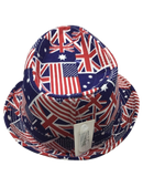 AUSTRALIA TRILBY HAT USA America England UK Aussie Fedora Cap Party