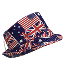 AUSTRALIA TRILBY HAT USA America England UK Aussie Fedora Cap Party