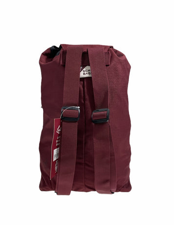 26L Foldable Deep Backpack Bag Gym Sports Luggage Travel Back Pack - Maroon