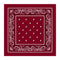 BANDANA Paisley 100% COTTON Head Wrap Durag Bandanna Summer Biker Scarf Mask - Burgundy