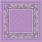 BANDANA Paisley 100% COTTON Head Wrap Durag Bandanna Summer Biker Scarf Mask - Lilac