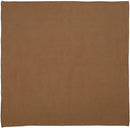 BANDANA Paisley 100% COTTON Head Wrap Durag Bandanna Summer Biker Scarf Mask - Brown (Plain)