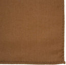 BANDANA Paisley 100% COTTON Head Wrap Durag Bandanna Summer Biker Scarf Mask - Brown (Plain)