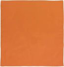 BANDANA Paisley 100% COTTON Head Wrap Durag Bandanna Summer Biker Scarf Mask - Orange (Plain)