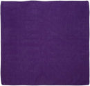 BANDANA Paisley 100% COTTON Head Wrap Durag Bandanna Summer Biker Scarf Mask - Purple (Plain)