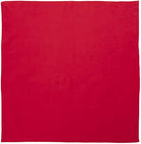 BANDANA Paisley 100% COTTON Head Wrap Durag Bandanna Summer Biker Scarf Mask - Red (Plain)