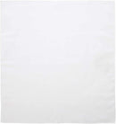 BANDANA Paisley 100% COTTON Head Wrap Durag Bandanna Summer Biker Scarf Mask - White (Plain)