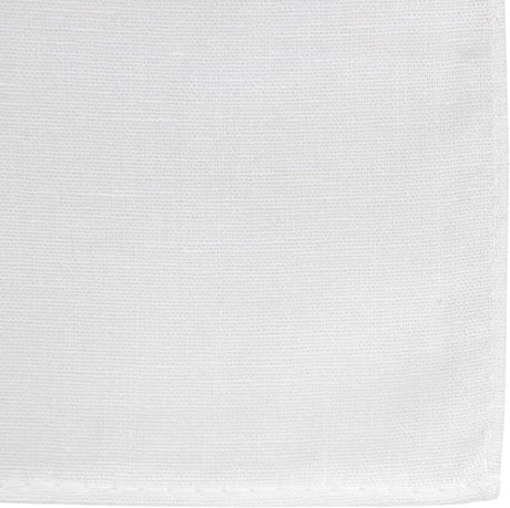 BANDANA Paisley 100% COTTON Head Wrap Durag Bandanna Summer Biker Scarf Mask - White (Plain)