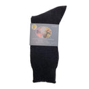 6 Pairs Merino Wool Blend Woolen Work Socks Hiking Heavy Duty Warm Thermal Bulk - Charcoal - 11-14