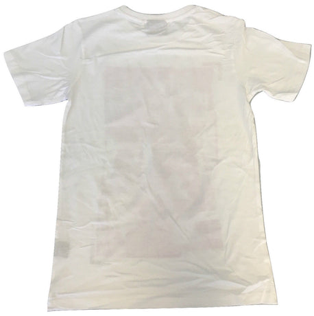 10x 100% Cotton T-Shirt with Print Design Slim Fit Basic Tee Top XS-XXL BULK - White - XXL